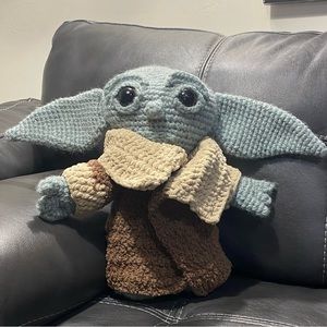 Star Wars Doll Christmas gift Crochet Baby Yoda Hand Made Plush